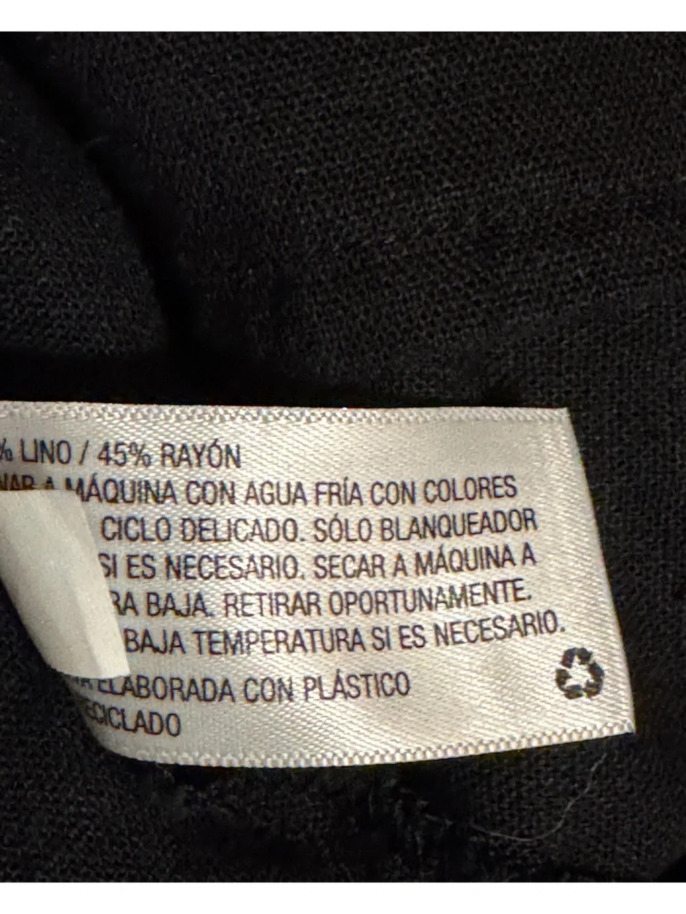 Ava & Viv Women’s Plus Black Linen Blend Elastic Waist Bermuda Shorts Size 1X